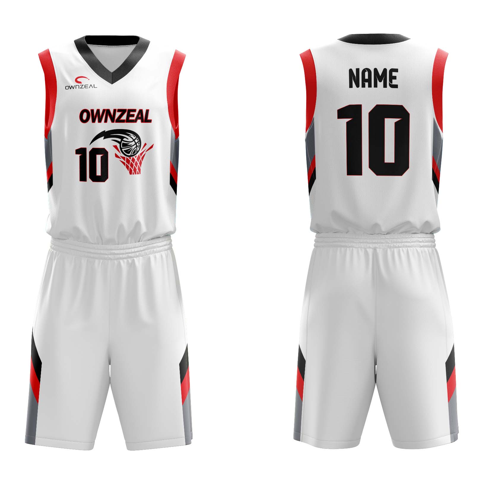 Custom Sublimated Basketball Uniforms - BU96